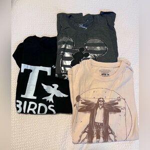Graphic Movie T-Shirt Bundle- Adult Large and Mediums